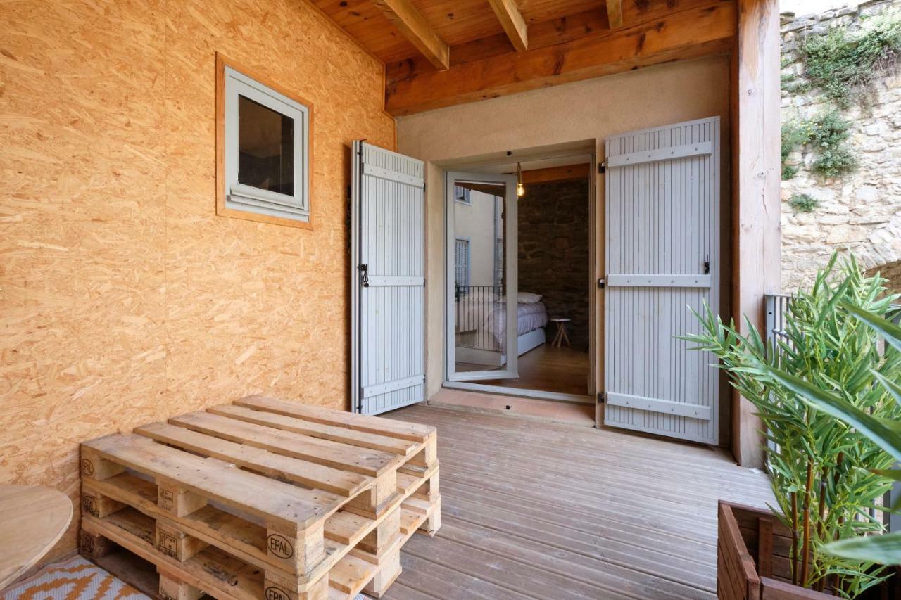 Melina - Appartement Dans Les Remparts De La Bastide Avec Parking Et Terrasse Carcassonne Buitenkant foto